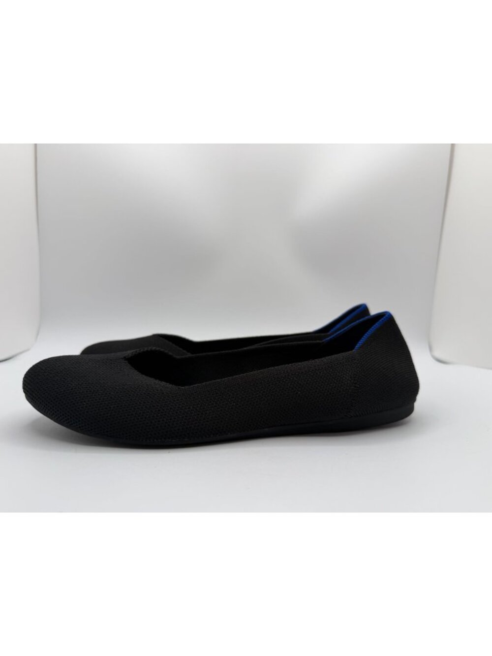 Rothy's The Flats Round Toe Ballet Flats Black Women Size 8.5 Slip On Comfort - Picture 8 of 15